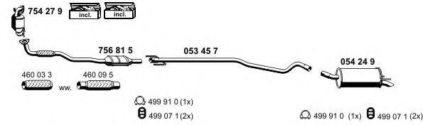 ERNST 050536 Exhaust System